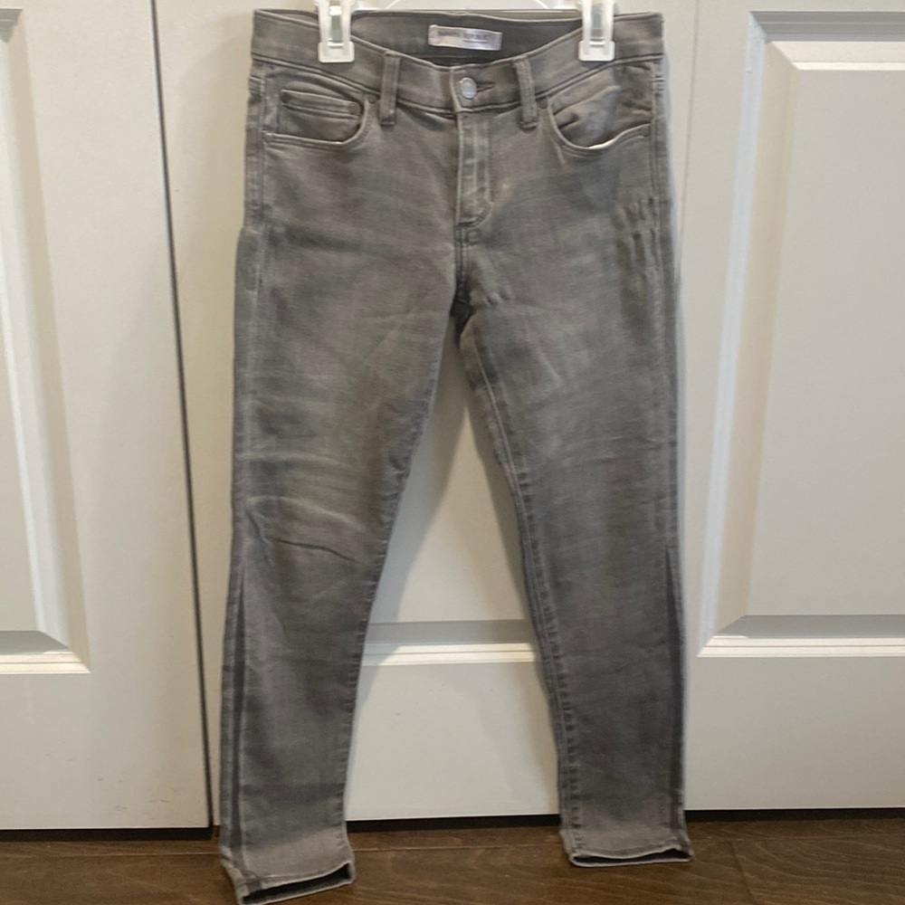 Banana Republic Grey Wash Skinny Ankle Jean. Size 25 Petite.